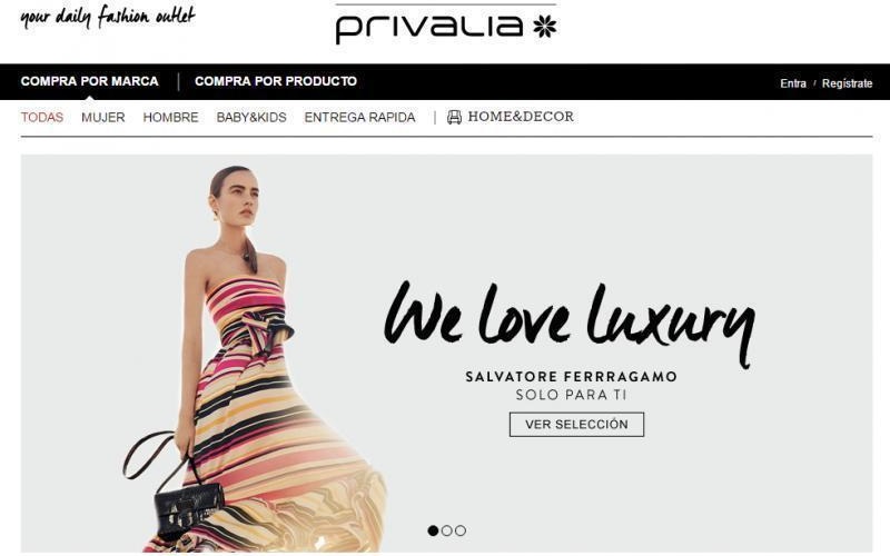 Privalia, muchas marcas reconocidas en un solo lugar